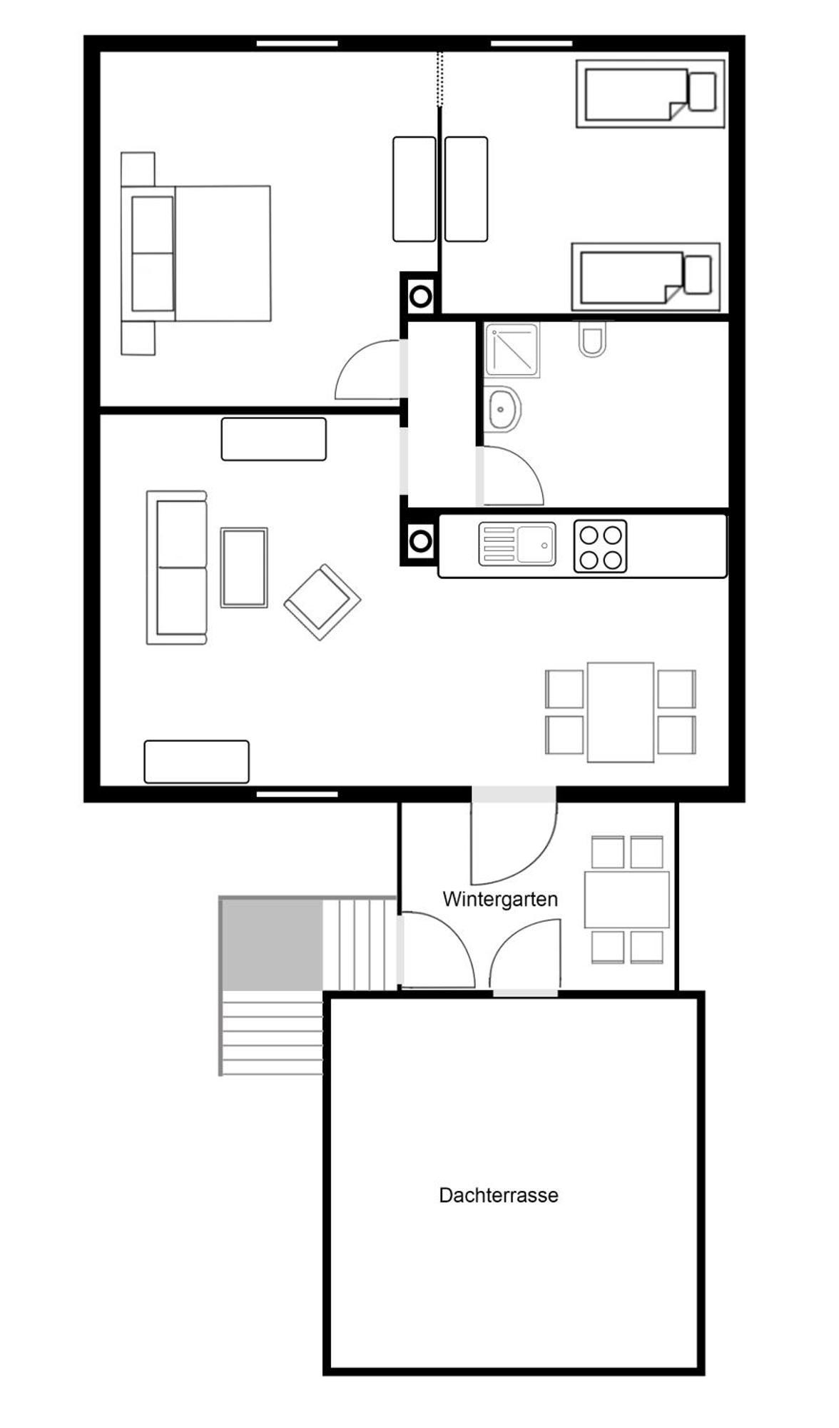 Wohnung Mit Wintergarten Wittmund Exteriér fotografie